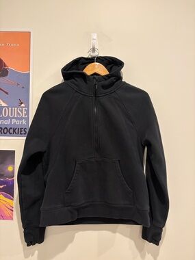 Lole Black Half-Zip Hoodie Sweatshirt